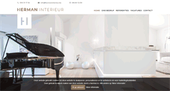 Desktop Screenshot of hermaninterieur.be