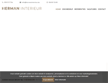 Tablet Screenshot of hermaninterieur.be